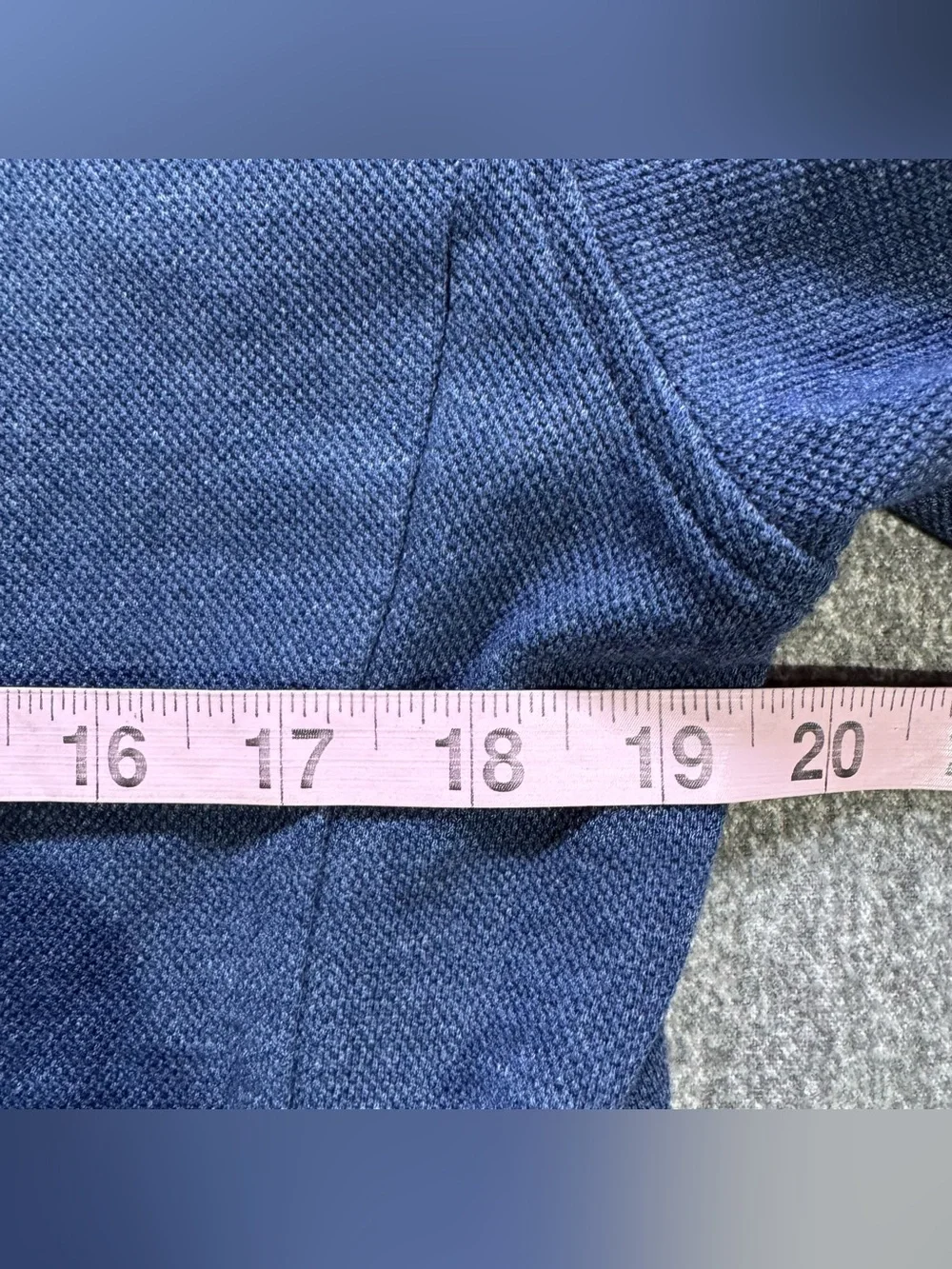 J. Crew Performance Blue Half-Zip Pullover With COOLMAX Technology Size Medium